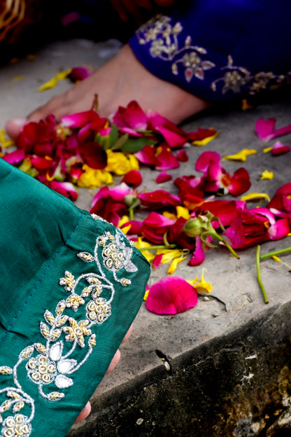 Pine Green Anarkali set