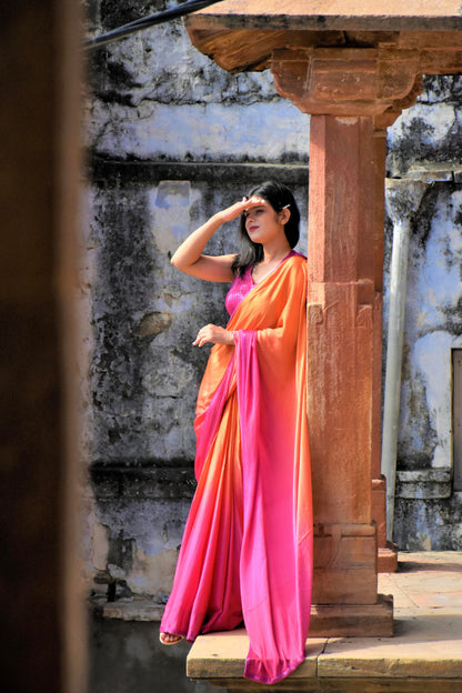 Tangerine Dream Saree