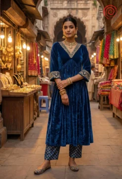Saher Velvet Suit Set01 (3)
