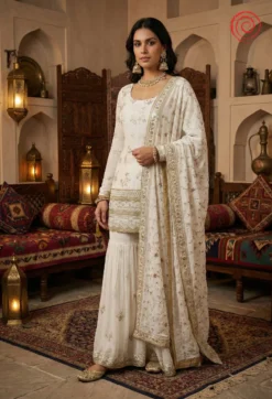 Shwait Sharara Set