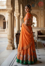 Kesariya Lehenga Set