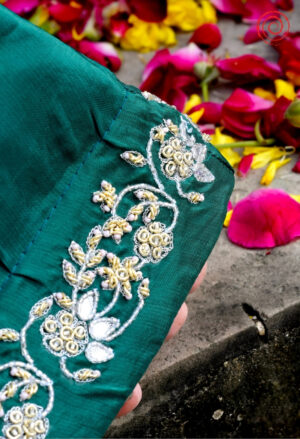 Sattva Green Anarkali Set