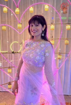 Lilac Bloom Saree house of sivana 01 (224)