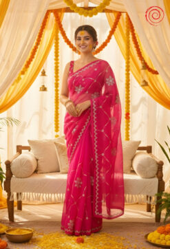 Lemon Blush Saree