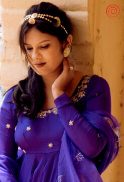 Sattva Violet Anarkali Set
