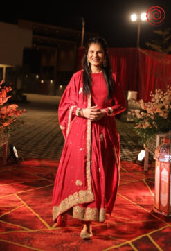 Sindoori Anarkali Set house of sivana 01 (32)