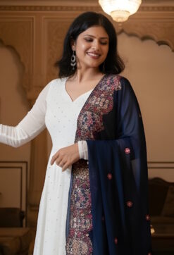 Surkh Anarkali Set