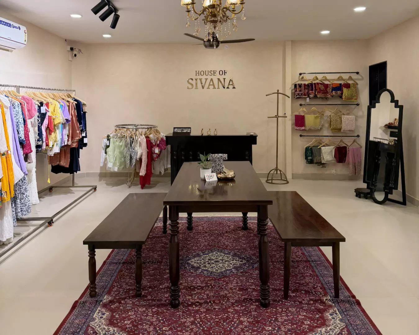 Flagship Ajmer Showroom Interior - Gown Showcase